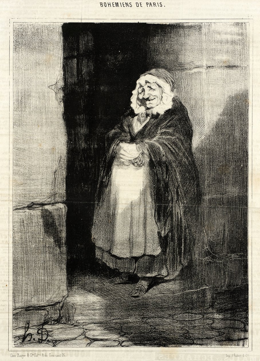 A caminhante de Honoré Daumier