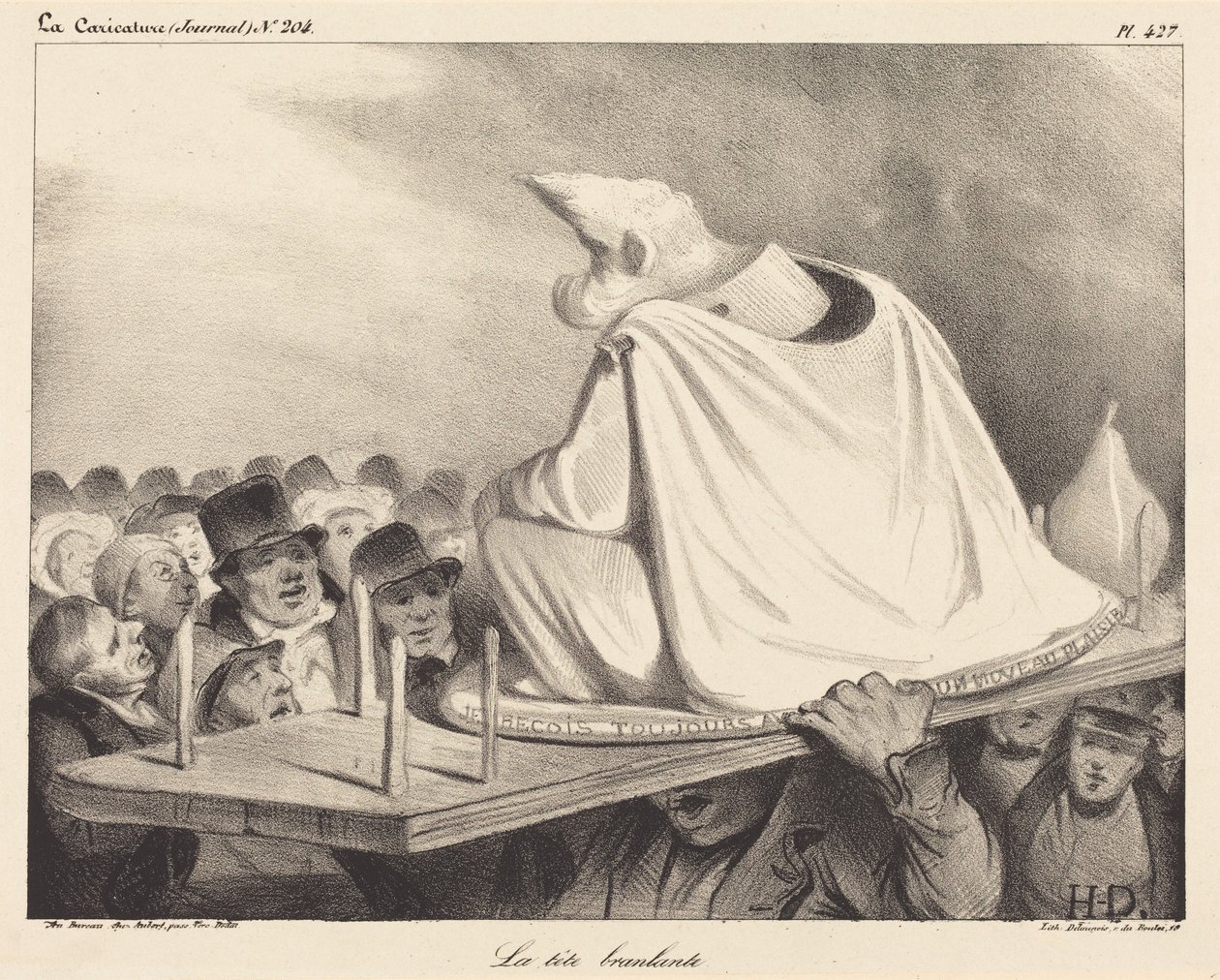 A cabeça oscilante de Honoré Daumier