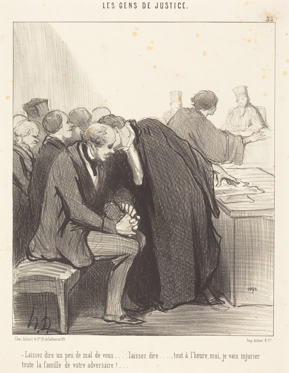 Deixa que falem mal de ti... de Honoré Daumier
