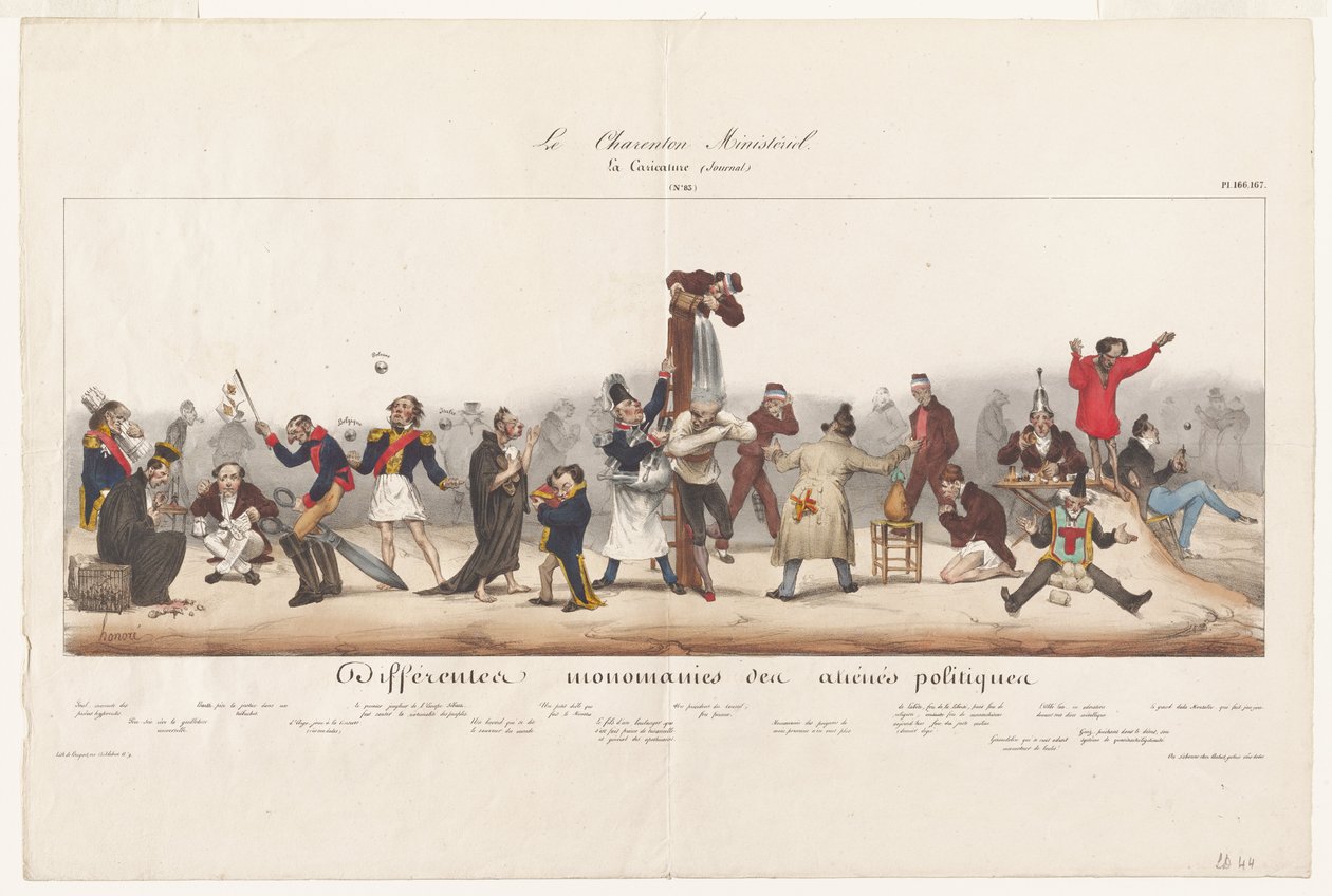 O Charenton ministerial de Honoré Daumier