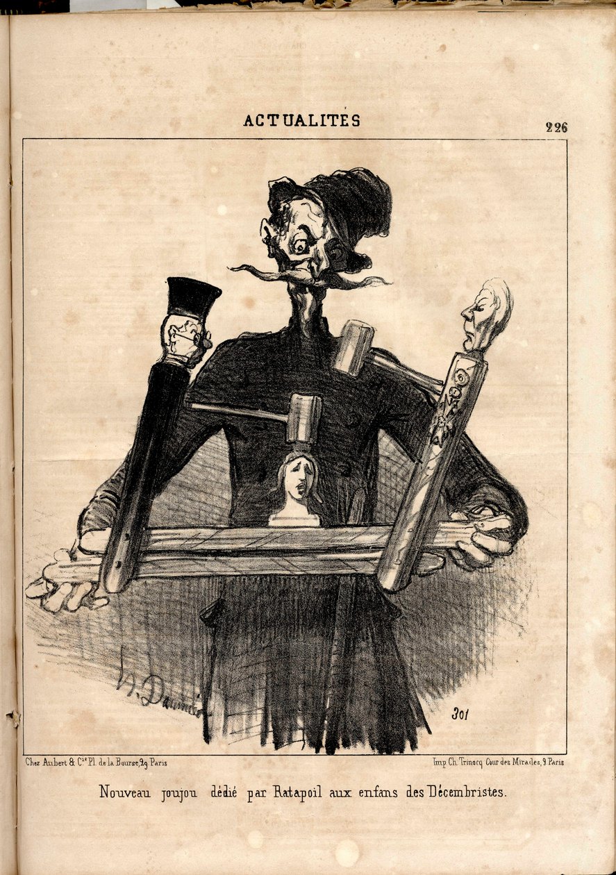 Le Charivari, Satirical in B & W de Honoré Daumier