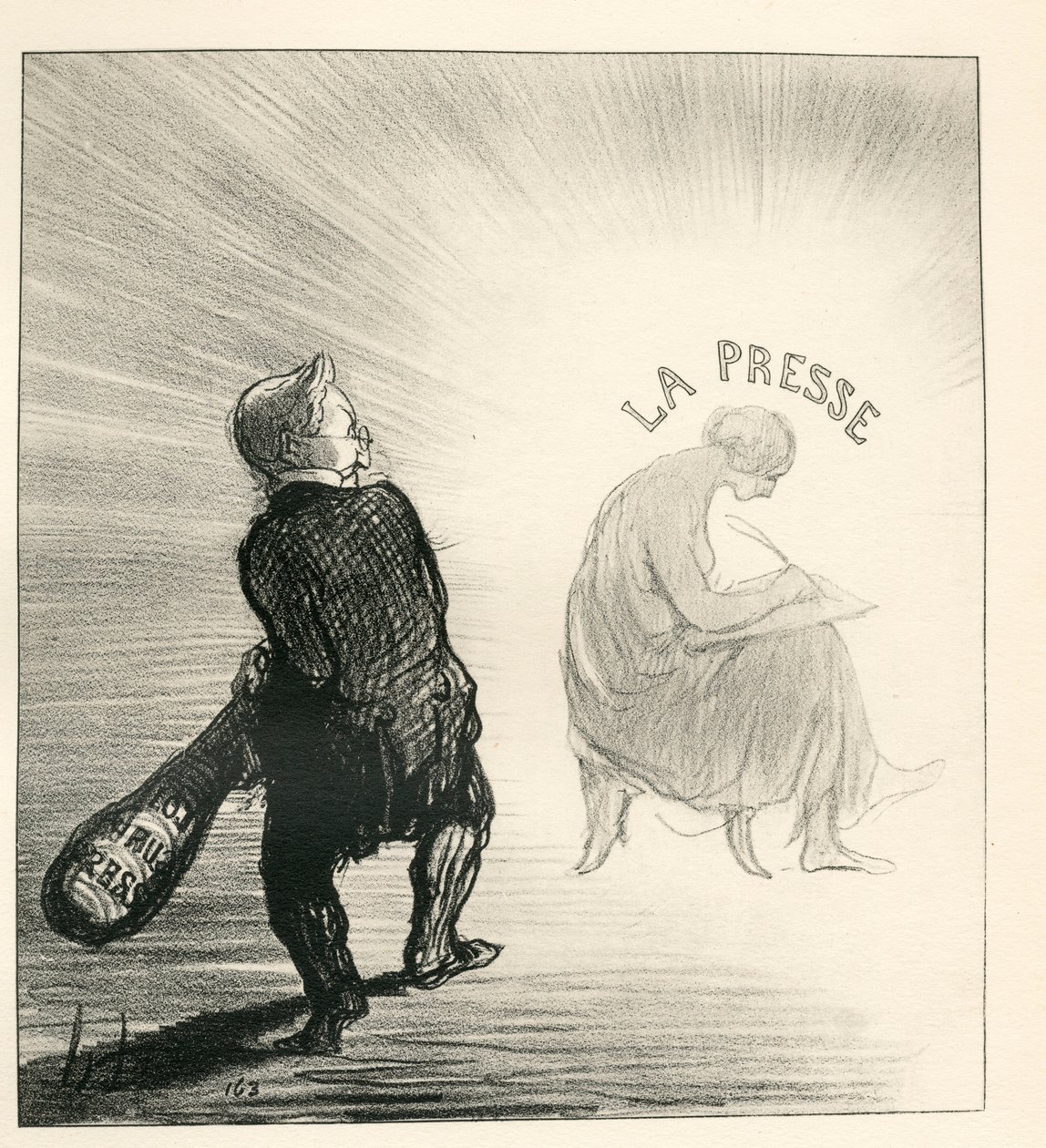 Le Charivari, Satirical in B & W de Honoré Daumier