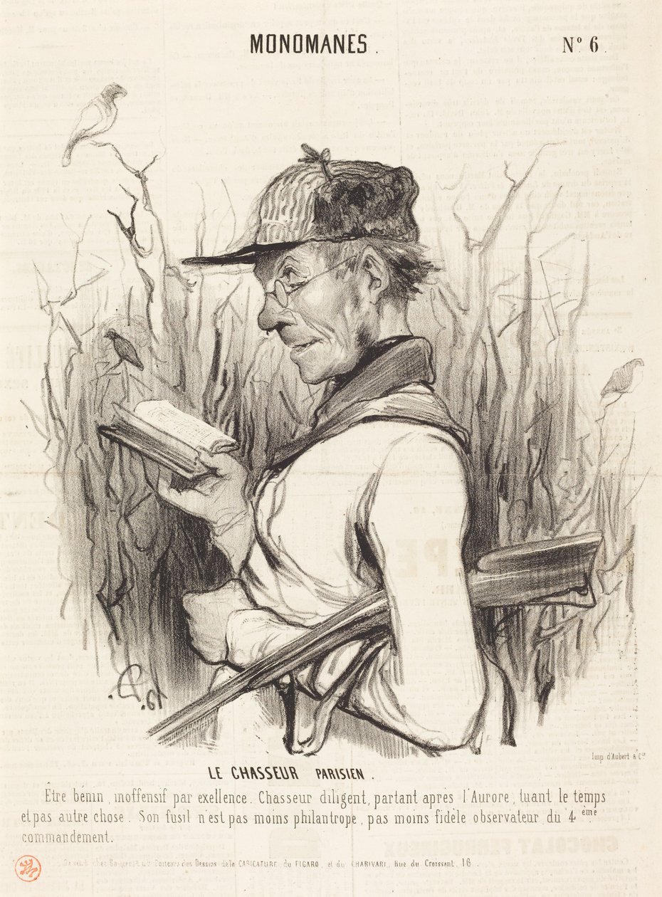 O caçador parisiense de Honoré Daumier