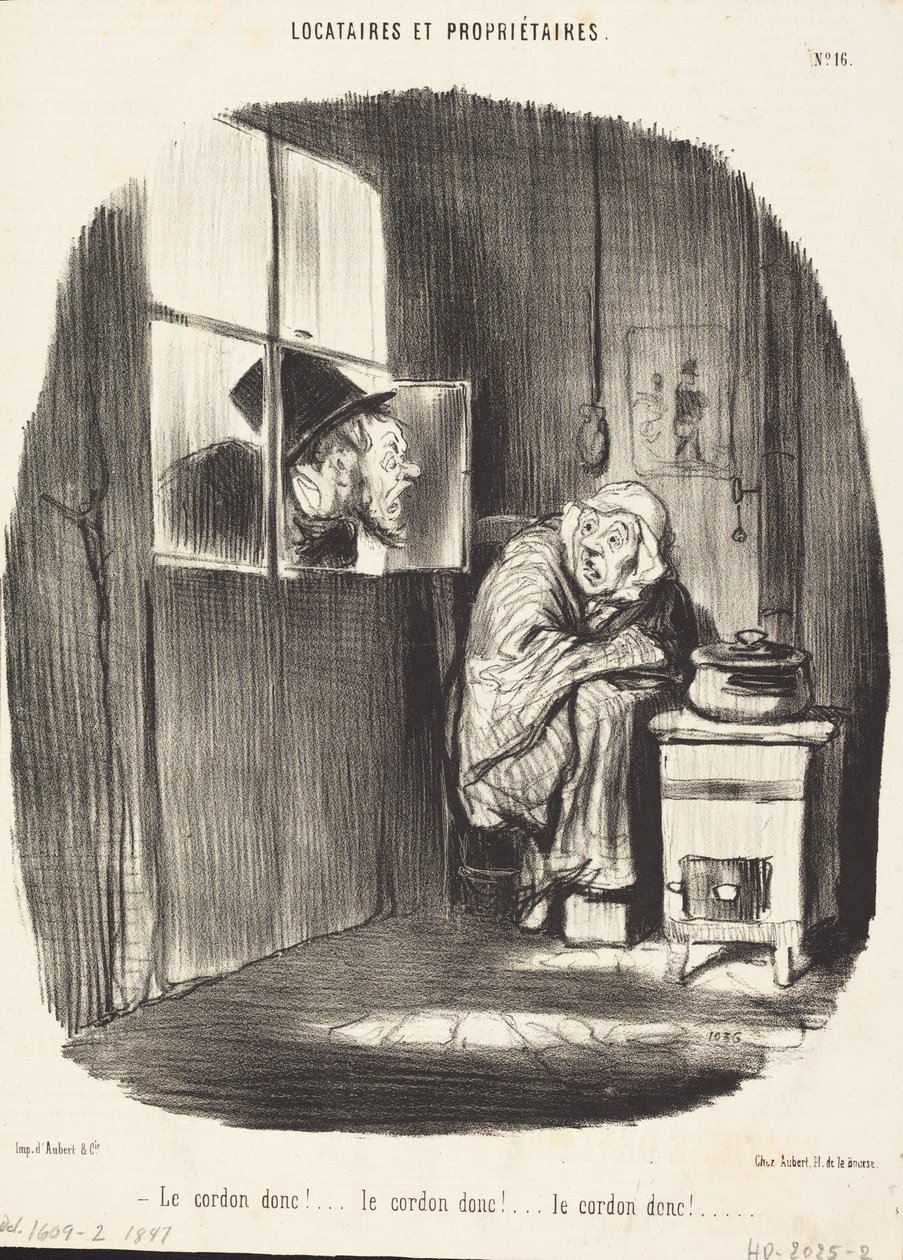 Então o cordão!... de Honoré Daumier
