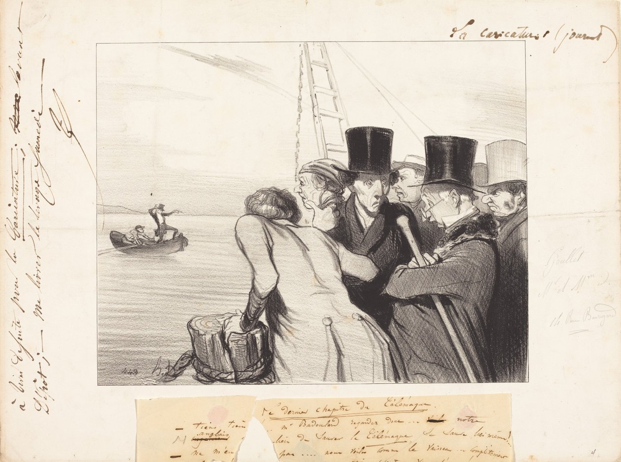 O último do Télémaque de Honoré Daumier