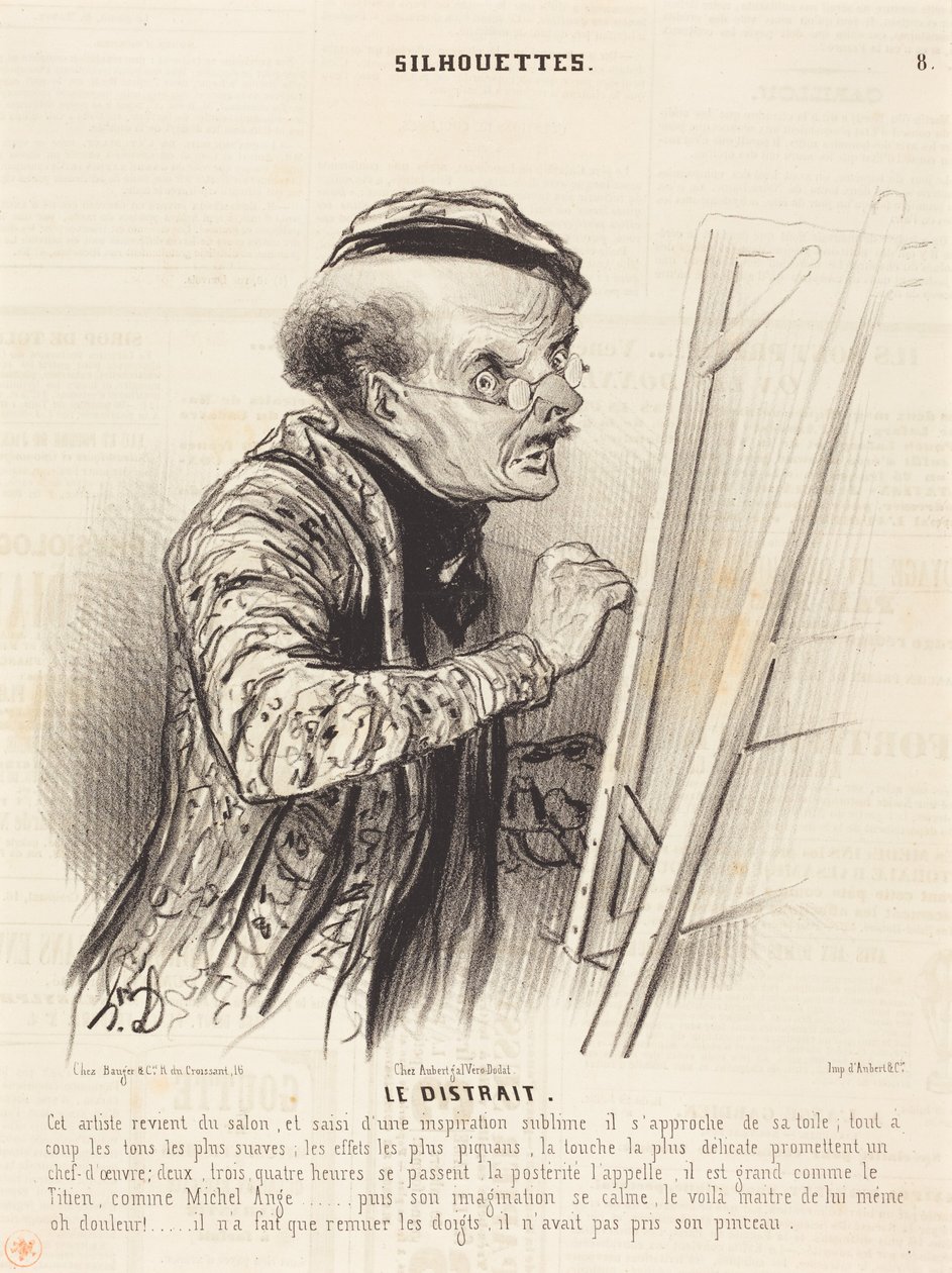 O distraído de Honoré Daumier