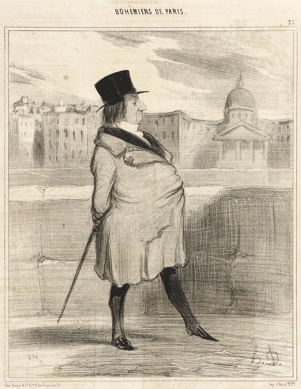O membro de todas as academias de Honoré Daumier