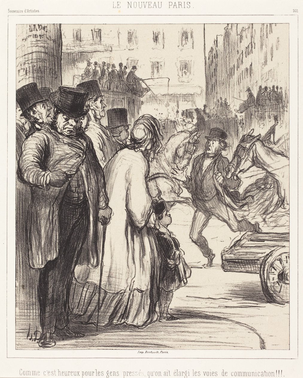A nova Paris de Honoré Daumier