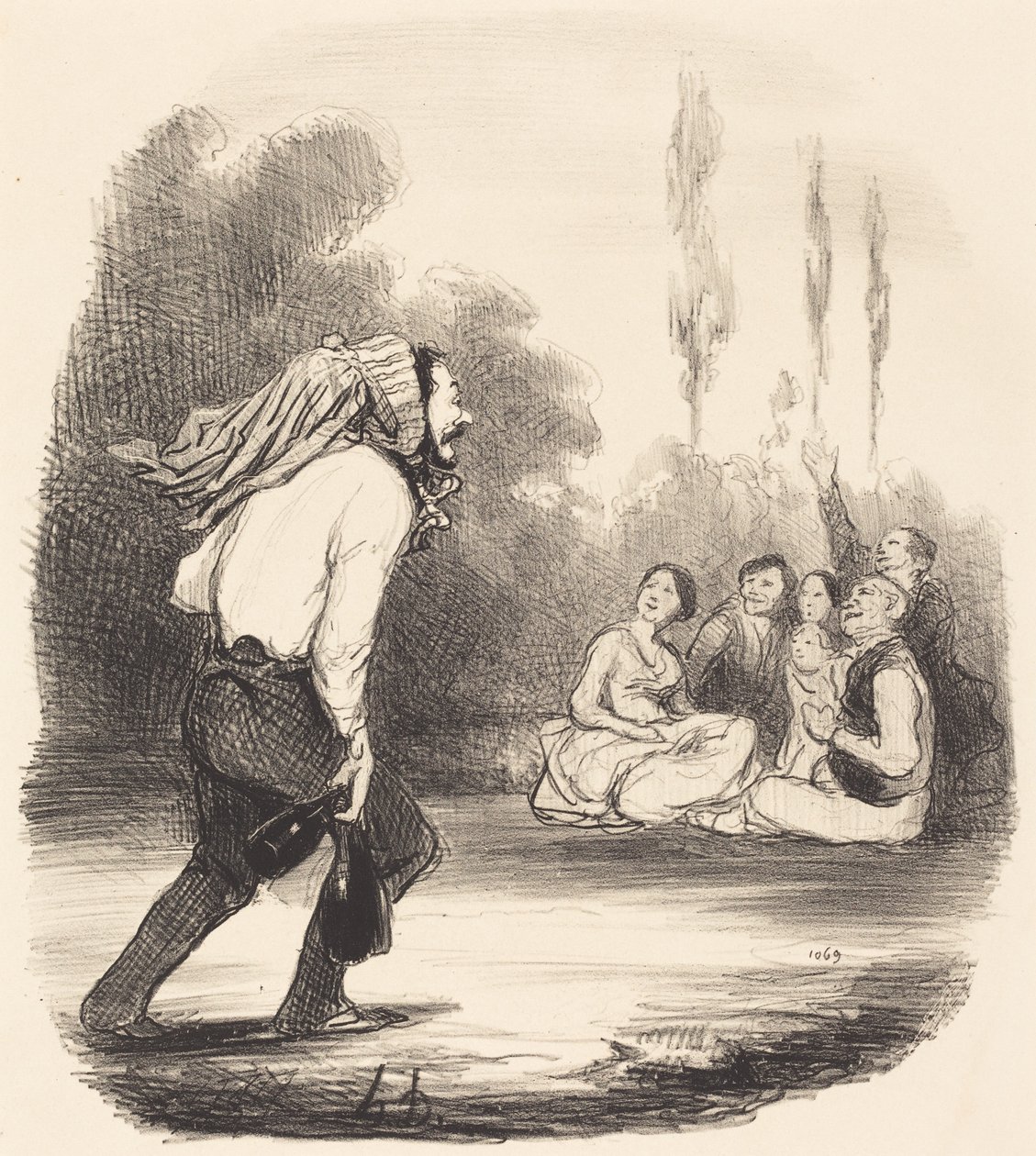 Le Plus farceur de la société de Honoré Daumier