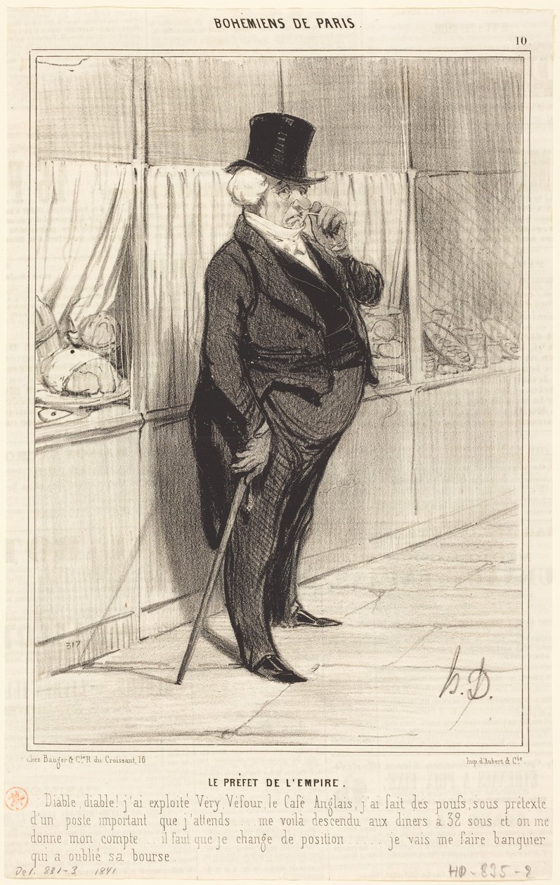 O prefeito do Império de Honoré Daumier
