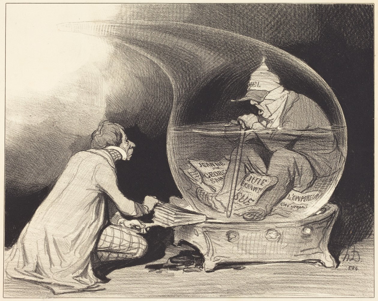 O rejuvenescimento de Le Constitutionnel de Honoré Daumier