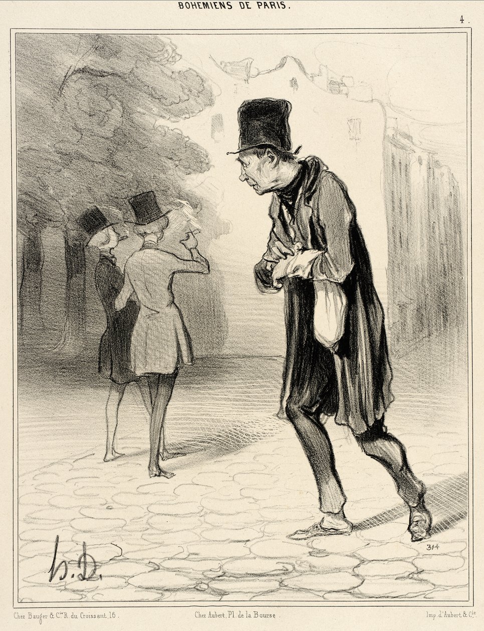 O apanhador de pontas de charuto de Honoré Daumier