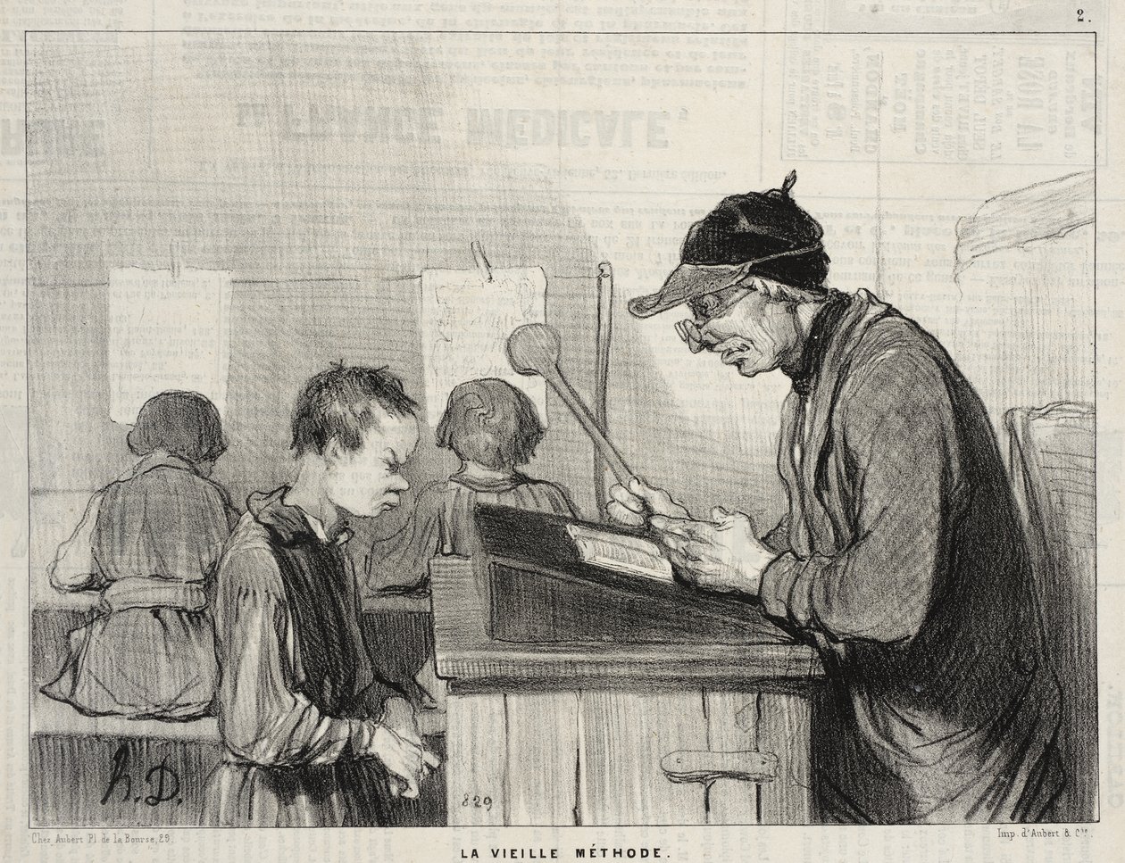 O velho método de Honoré Daumier