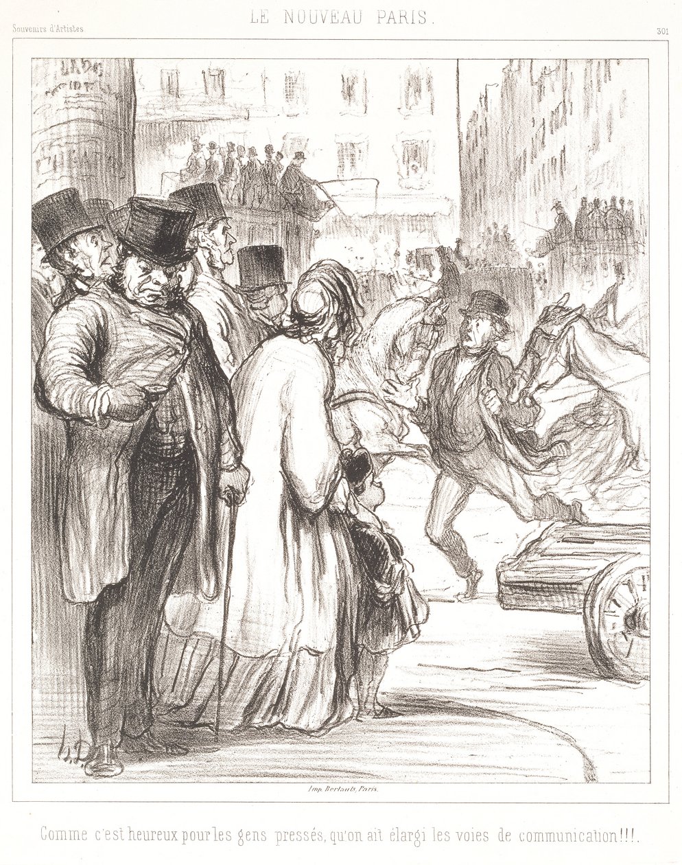 A nova parisiense de Honoré Daumier