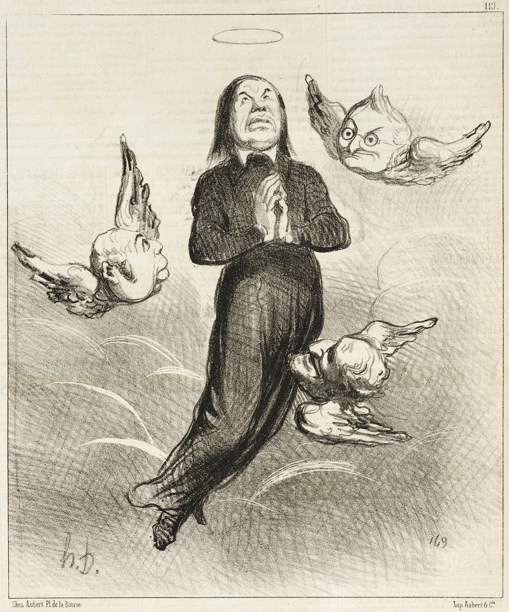 Lenda do ano de 1850 de Honoré Daumier