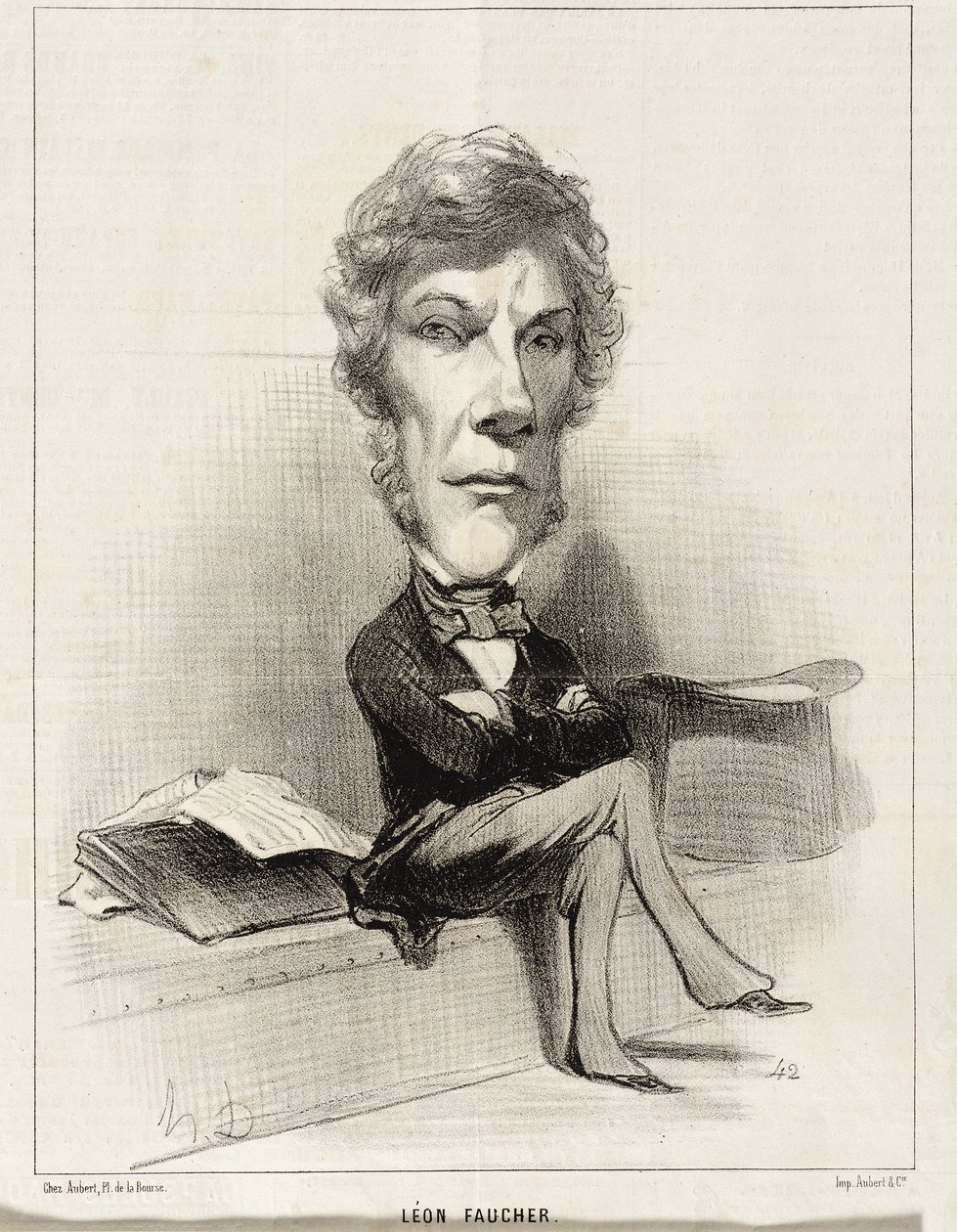 Léon Faucher de Honoré Daumier