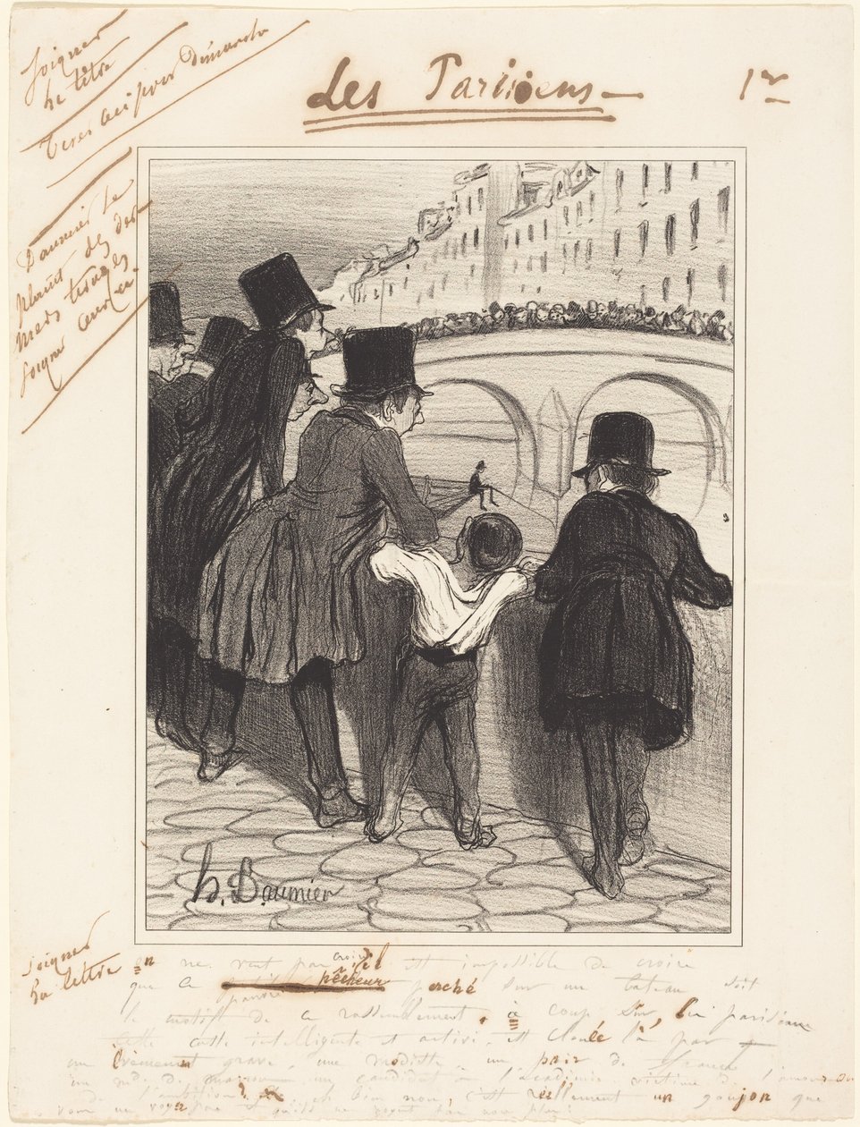 Os curiosos de Honoré Daumier
