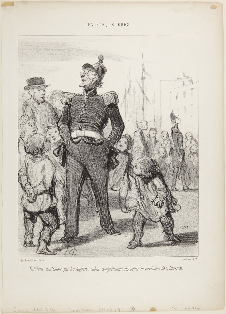 Os convivas de Honoré Daumier