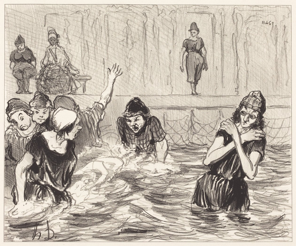 As lavadeiras de Honoré Daumier
