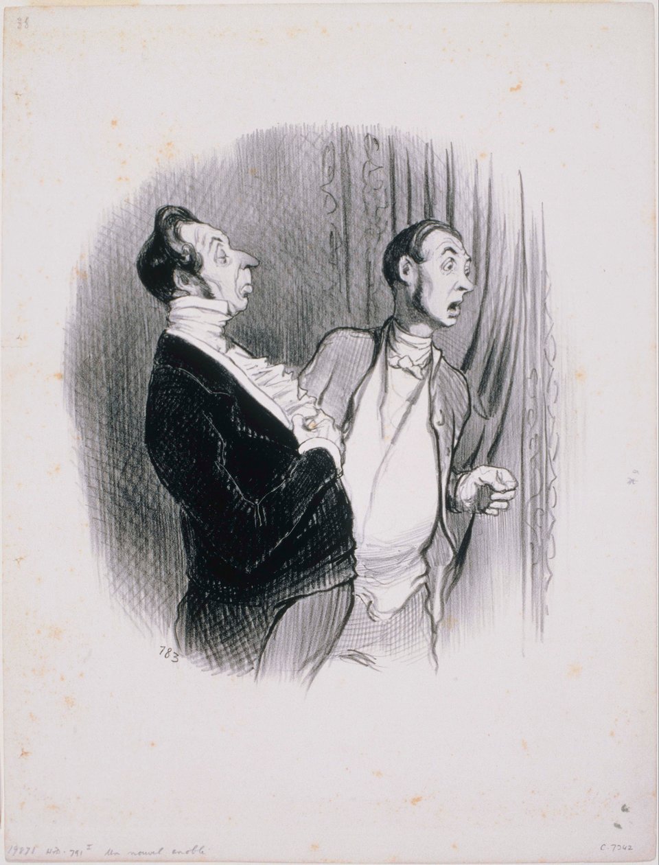 Os belos dias da vida - um novo nobre de Honoré Daumier