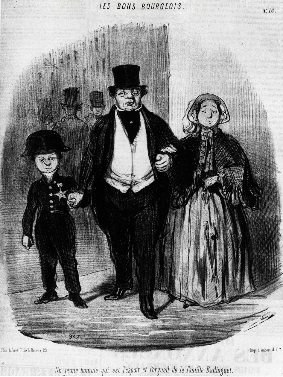 Les Bons Bourgeois - por Daumier, em "Charivari" de 16/09/1846. de Honoré Daumier