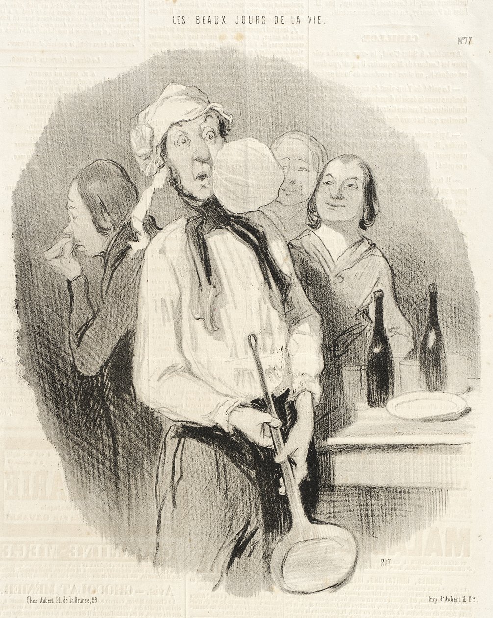 Os crepes de Honoré Daumier