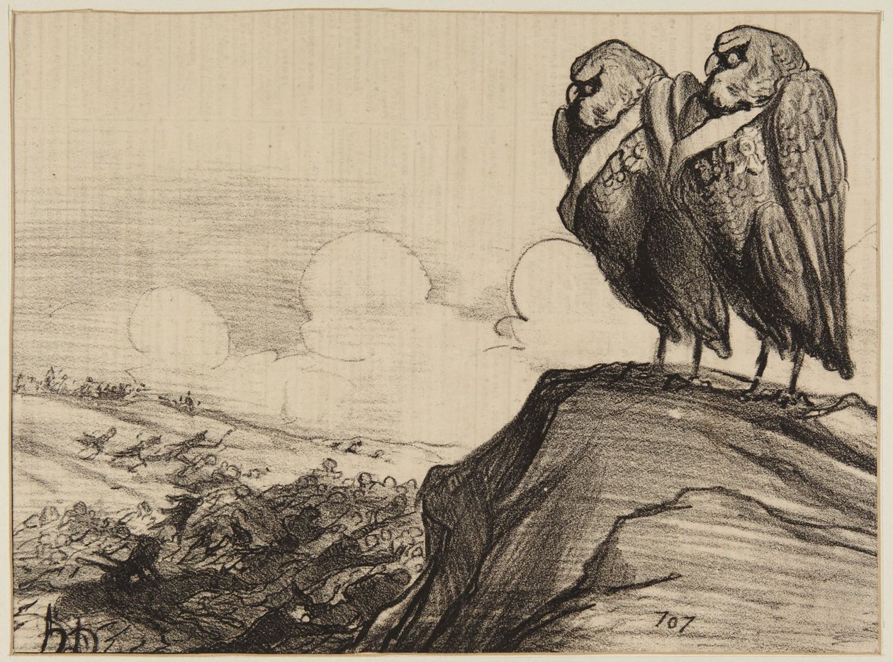 «Os dois grão-duques...» de Honoré Daumier