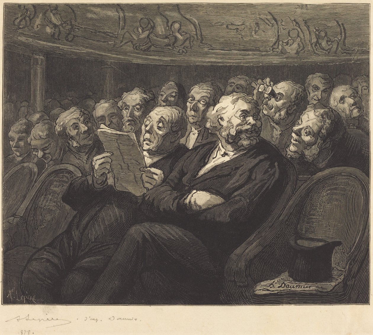 As cadeiras de orquestra de Honoré Daumier
