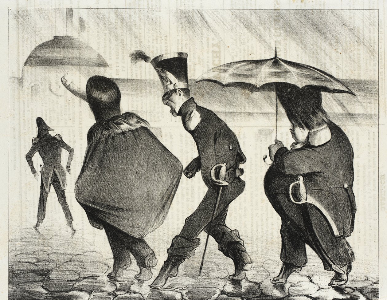 Os intrépidos de Honoré Daumier
