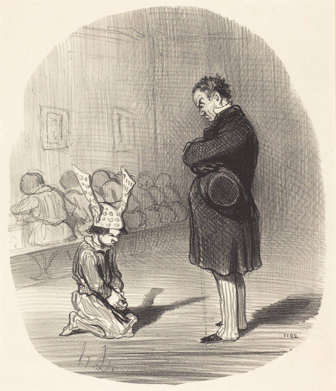 As consequências de uma insurreição de Honoré Daumier