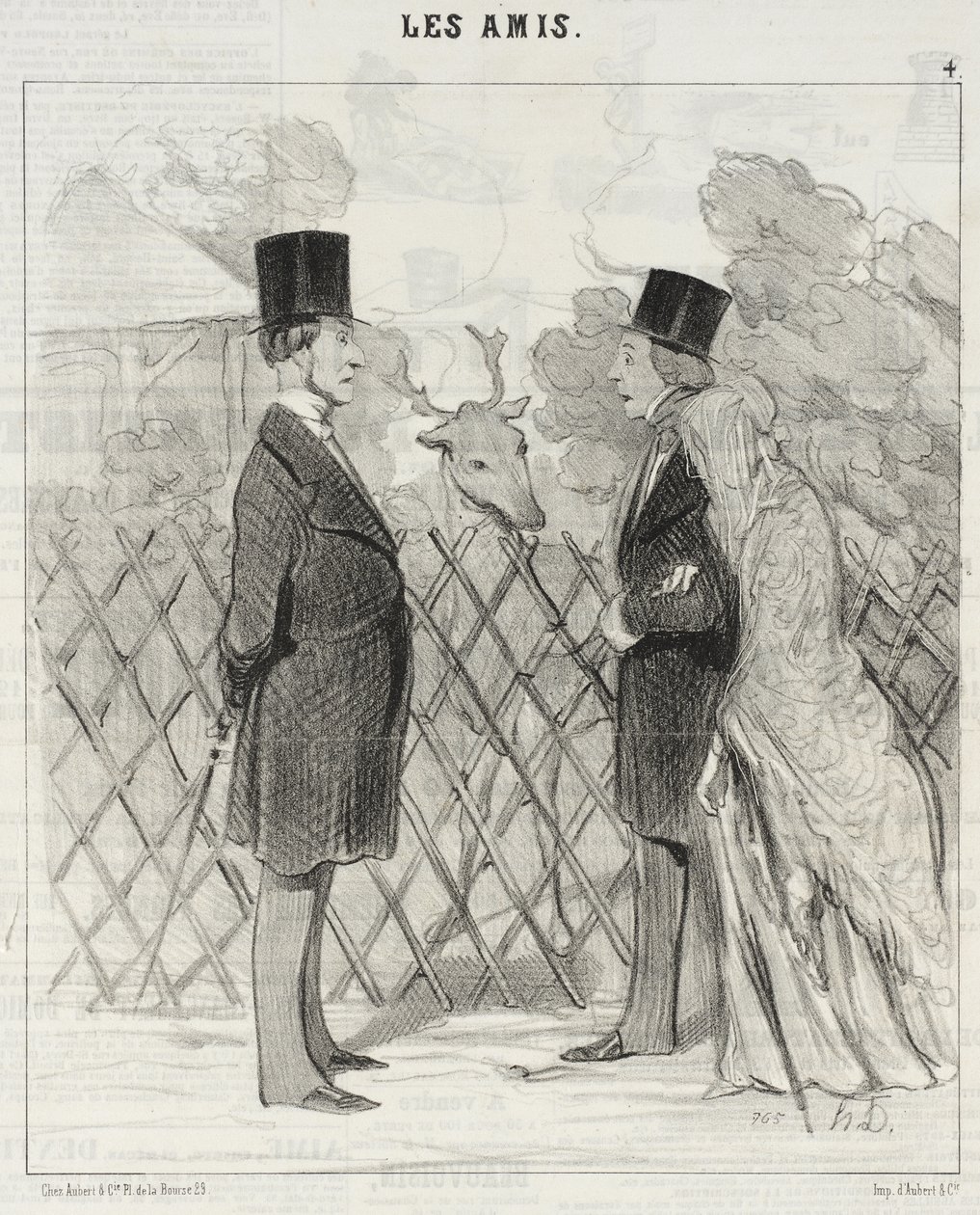Madame Cabassol passeia... de Honoré Daumier