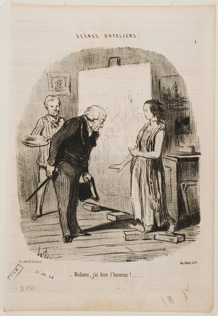 Minha senhora, tenho a honra. de Honoré Daumier