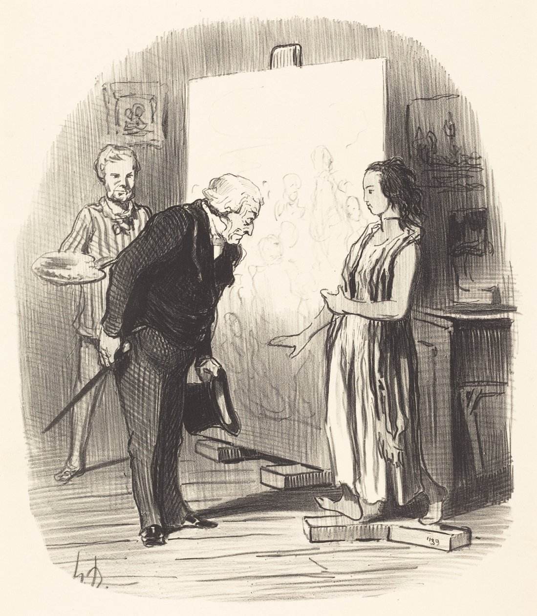Senhora, tenho a honra! de Honoré Daumier