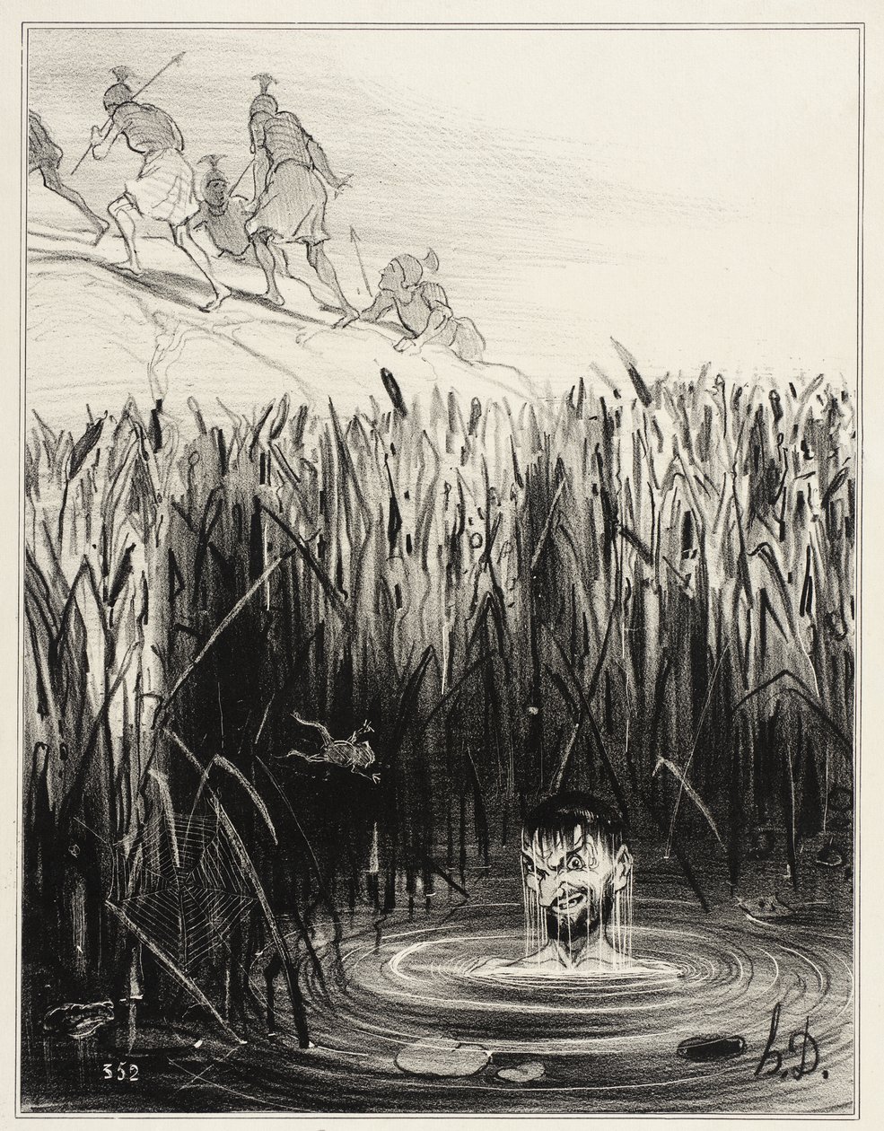 Mário em Minturnas de Honoré Daumier