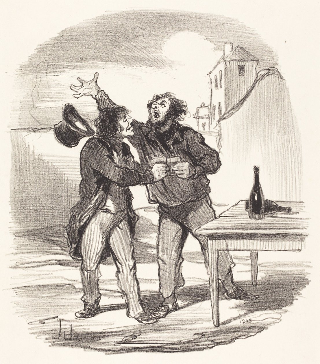 Membre... du dix Decembre prenant le la... de Honoré Daumier