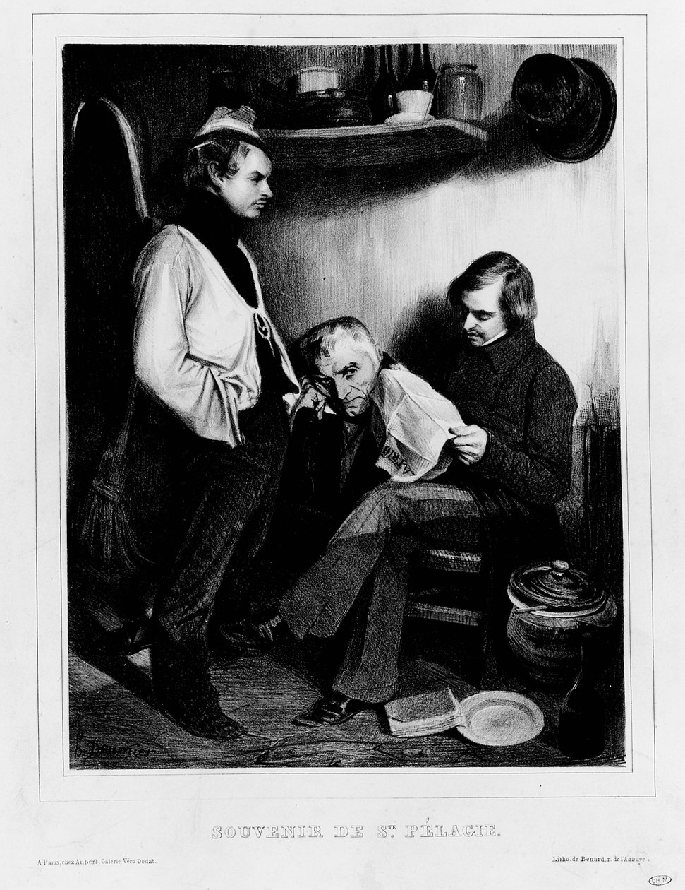 Memórias de Sainte-Pelagie de Honoré Daumier