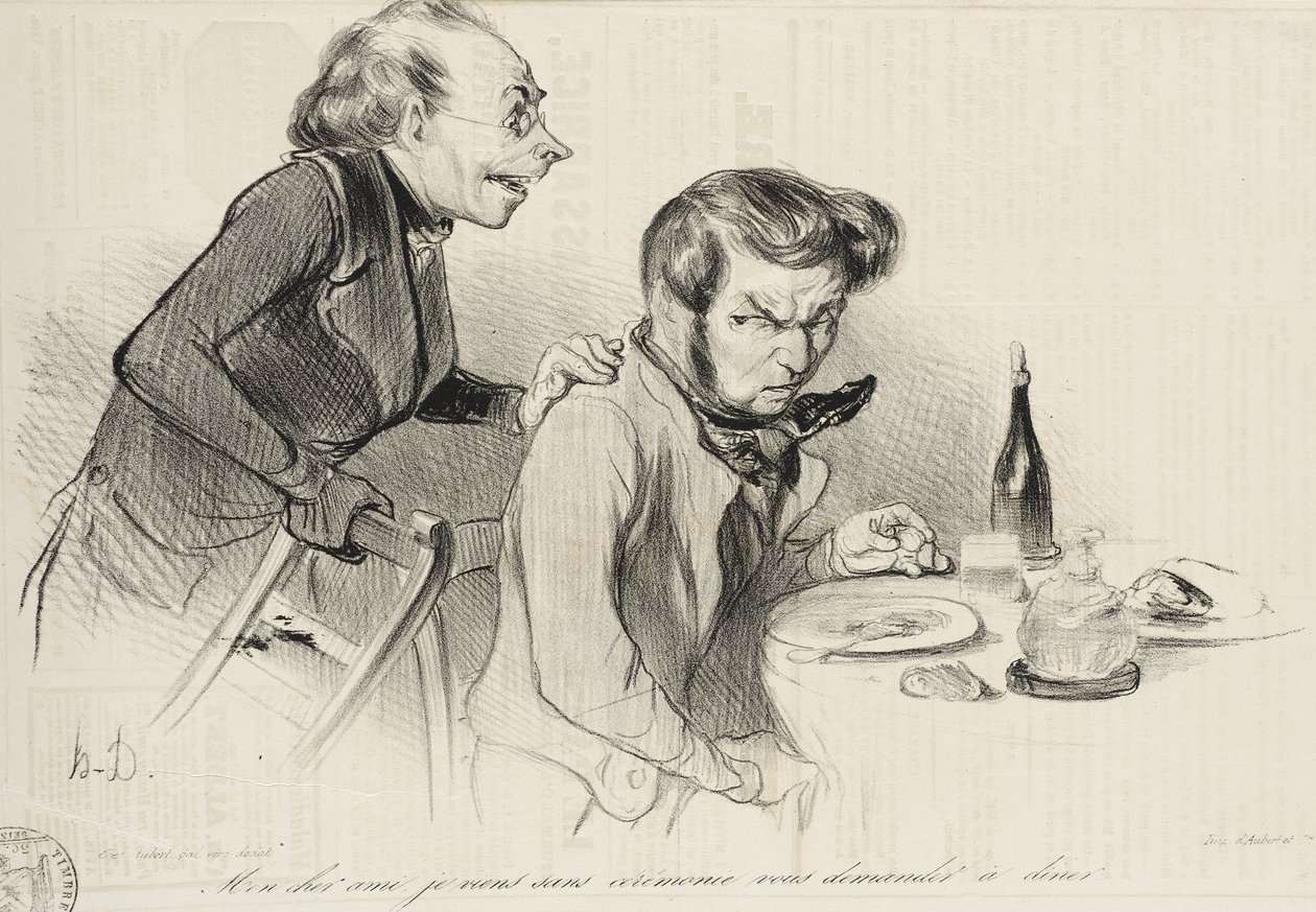 Meu caro amigo, venho sem cerimónia... de Honoré Daumier