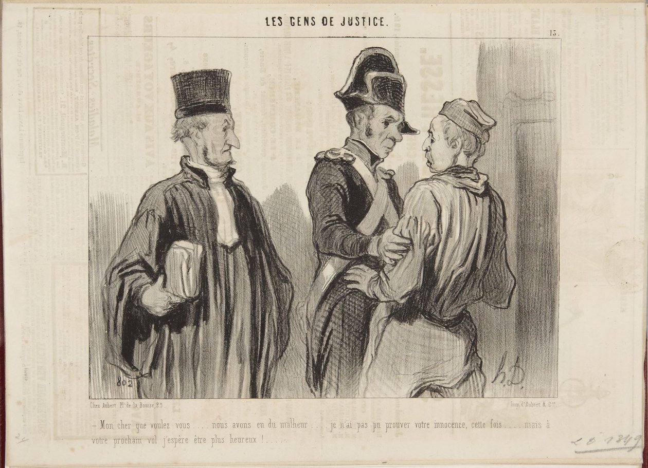 Meu caro, o que queres... tivemos azar... de Honoré Daumier