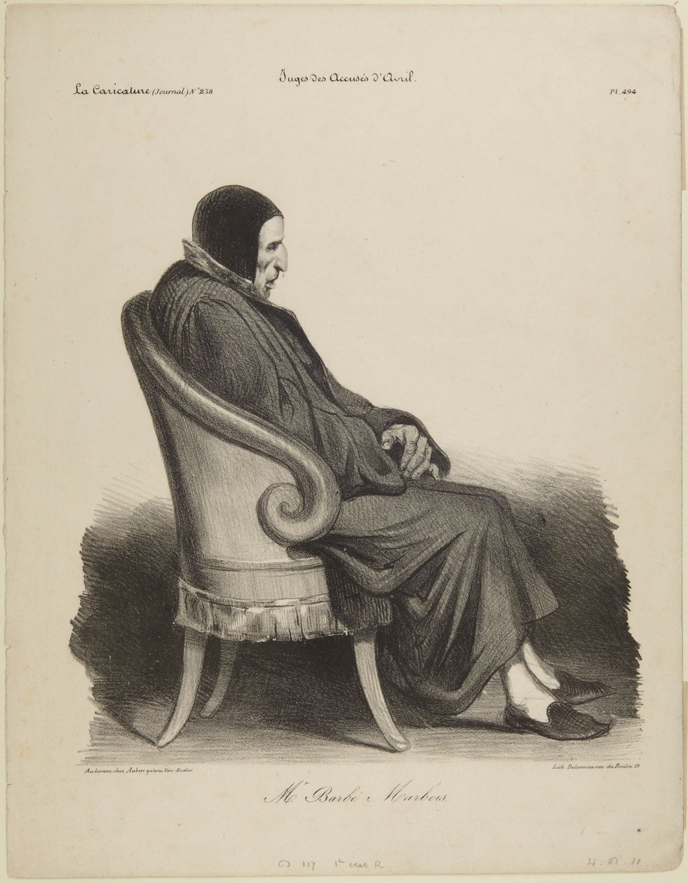 «Sr. Barbé Marbois» de Honoré Daumier