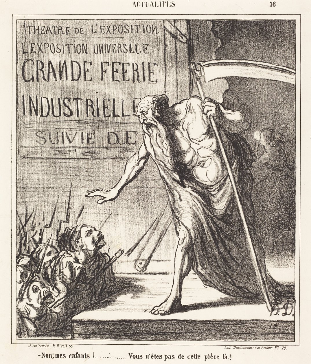 Não... não são desta sala! de Honoré Daumier
