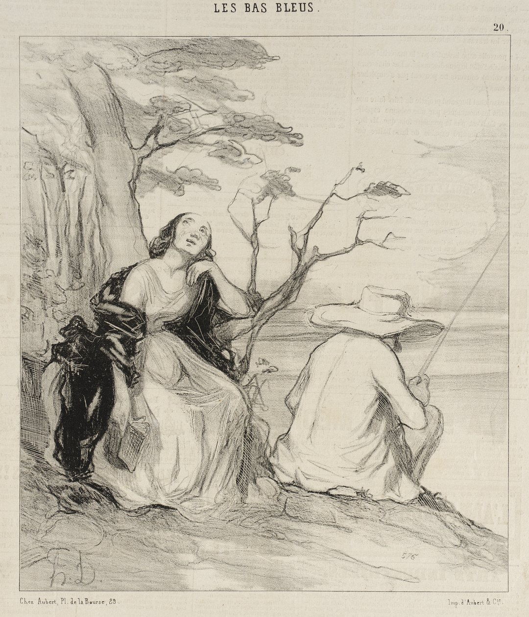 Oh dor!... ter sonhado... com um marido... de Honoré Daumier