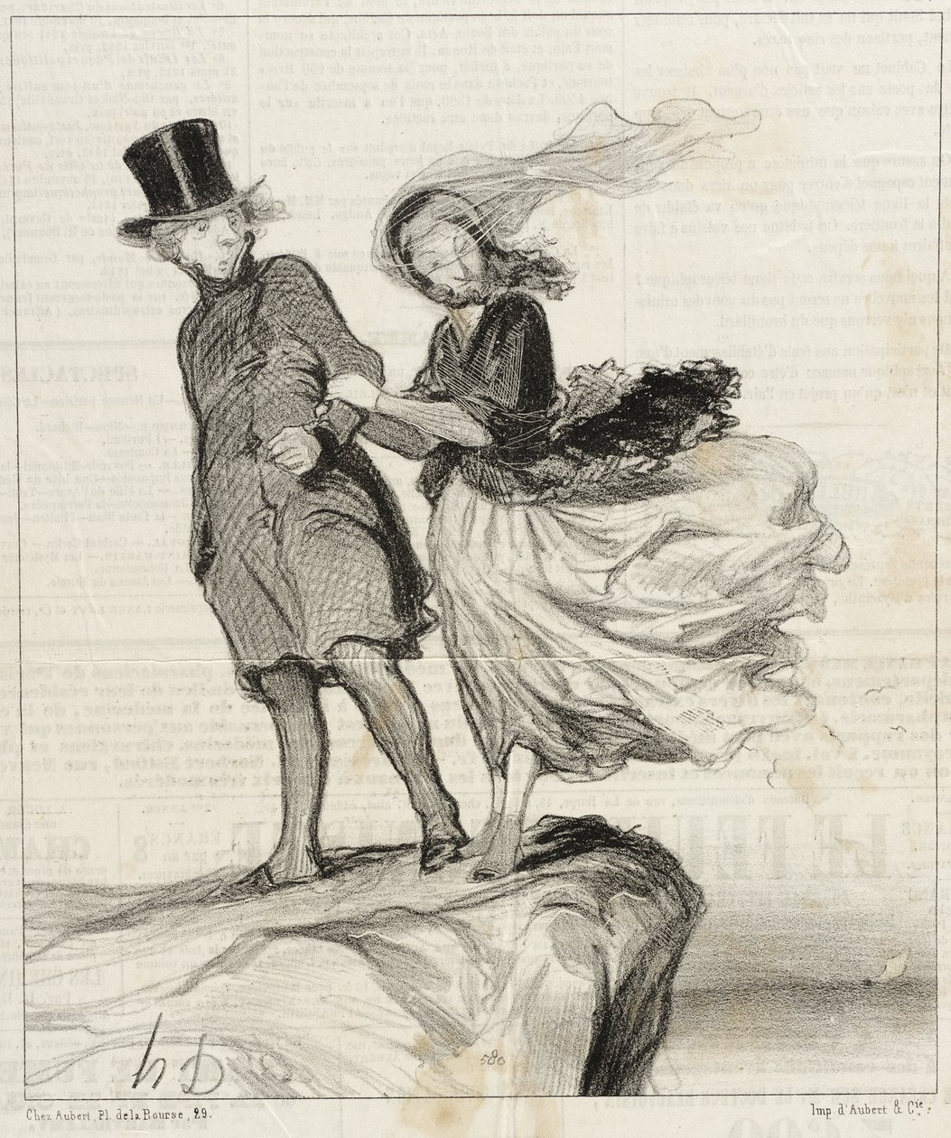 Ó meu Victor idolatrado... ocorre-me uma ideia poética!... de Honoré Daumier