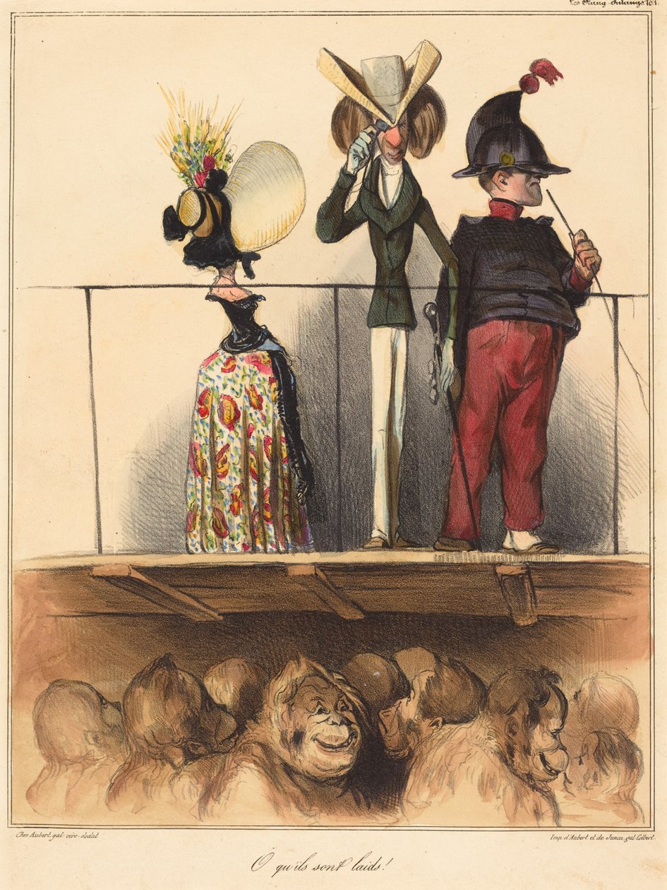Oh, como são feios! de Honoré Daumier