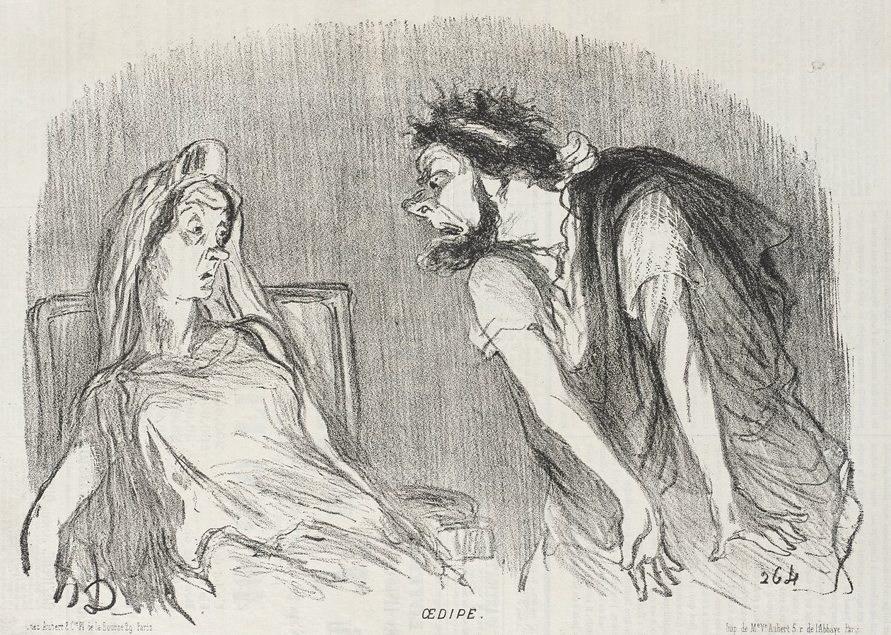 Édipo de Honoré Daumier