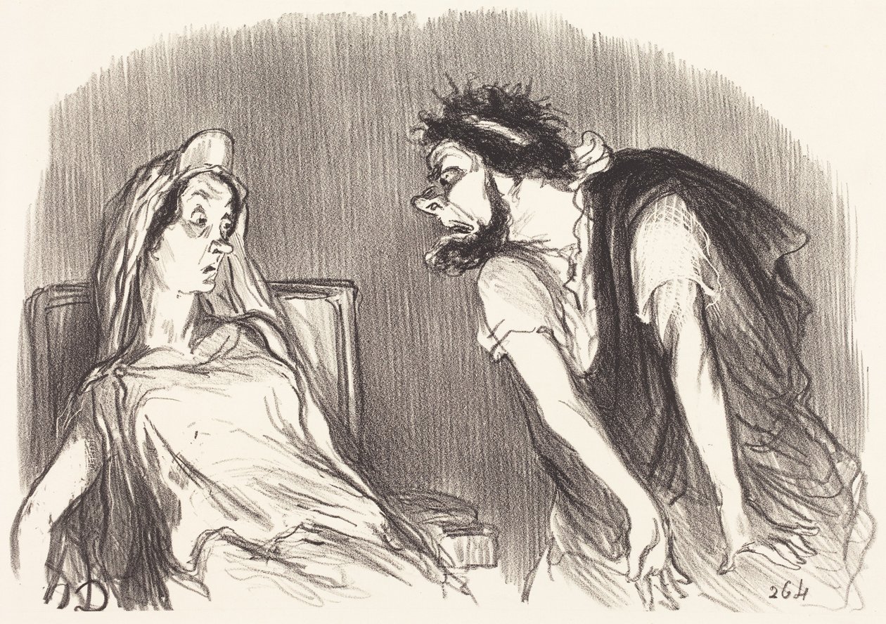 Édipo de Honoré Daumier