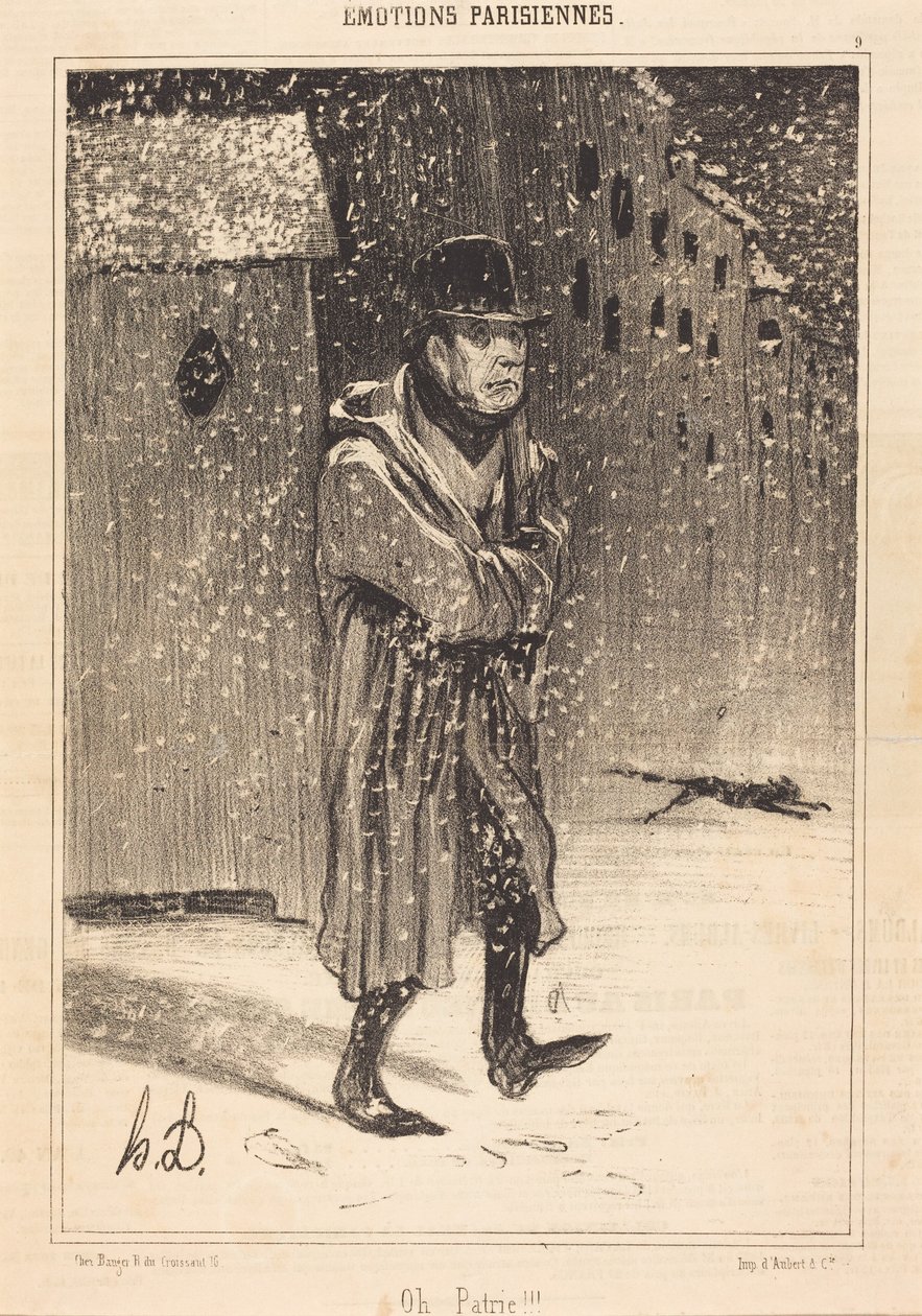 Ó pátria!!! de Honoré Daumier