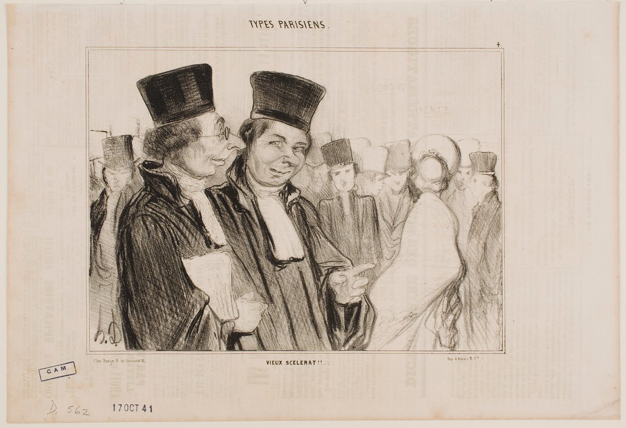 Velho patife!! de Honoré Daumier
