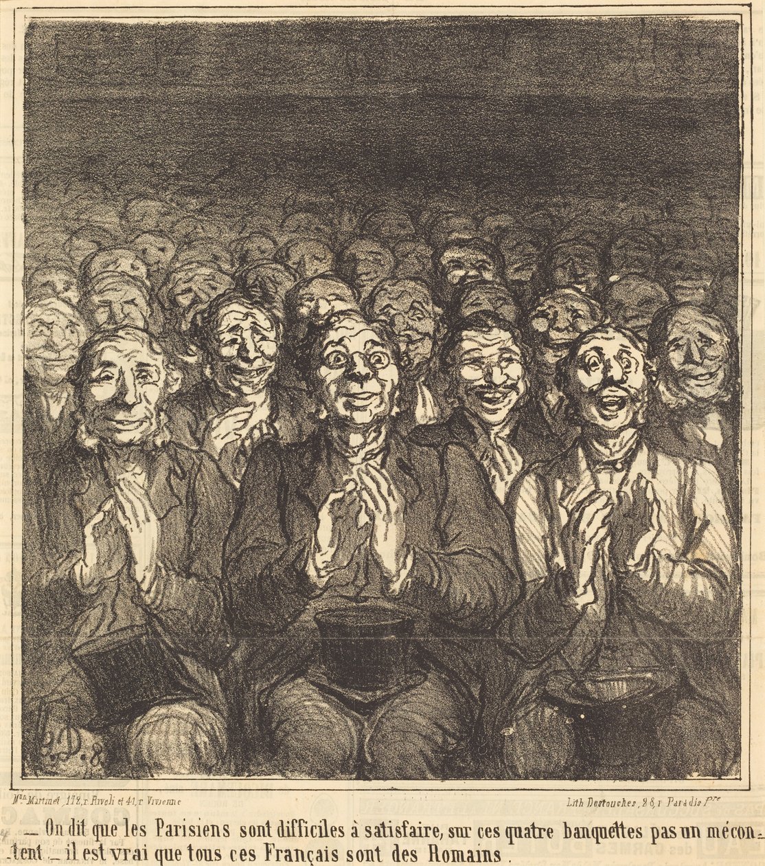 Dizem que os parisienses... de Honoré Daumier