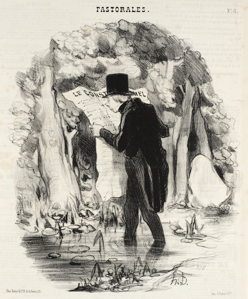 Aonde pode levar a leitura de Le Constitutionnel! de Honoré Daumier