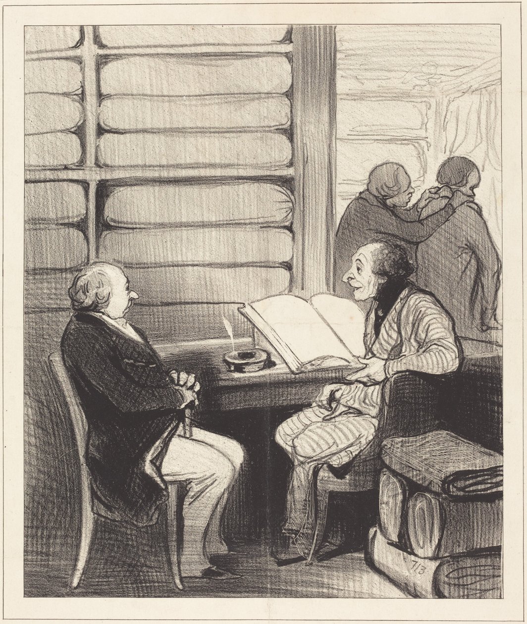 Sim, meu caro senhor Badoulard, vou... de Honoré Daumier